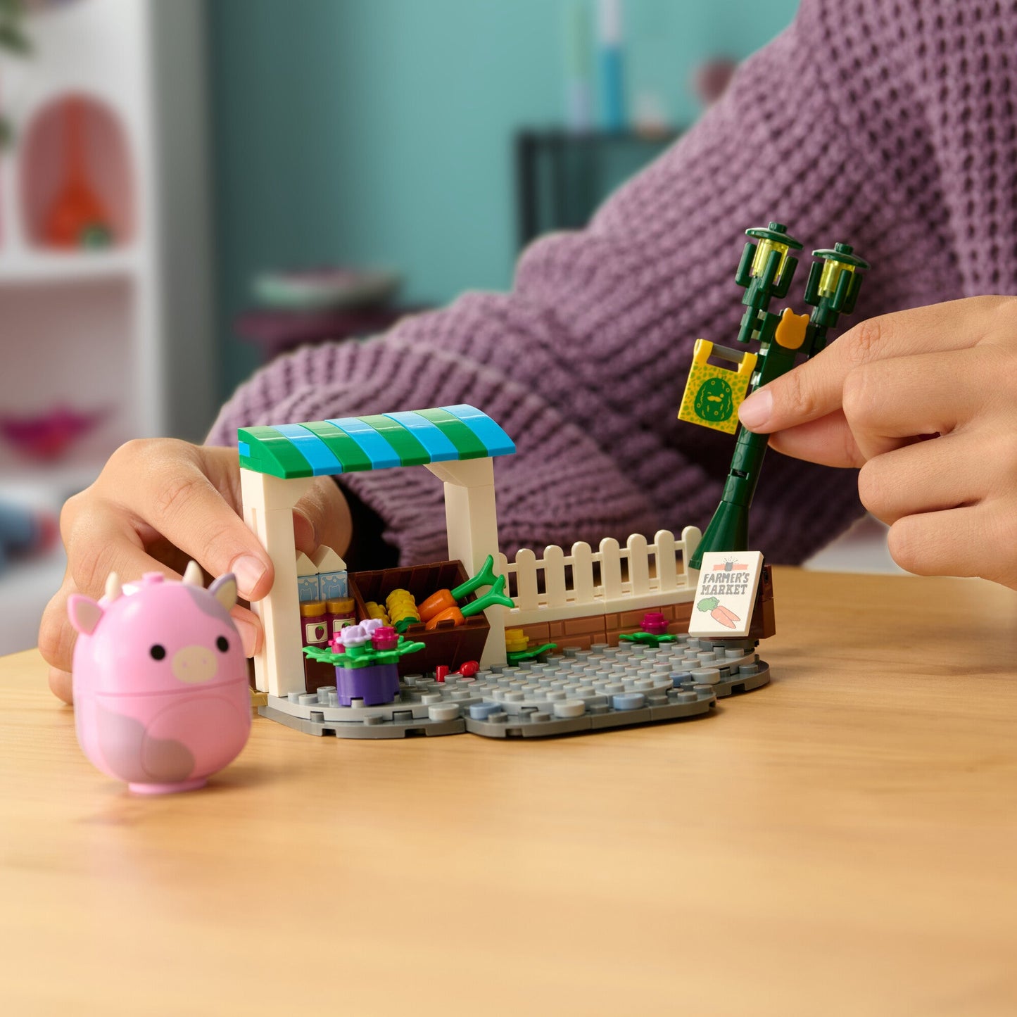 Squishmallows Patty’s Farmers Market Building Set