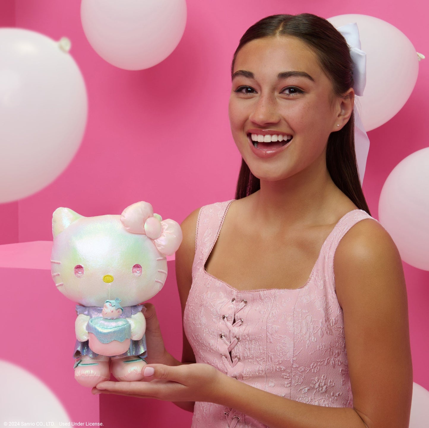 Hello Kitty and Friends Ultra-Premier 8-Inch Hello Kitty Birthday Plush - Limited Edition