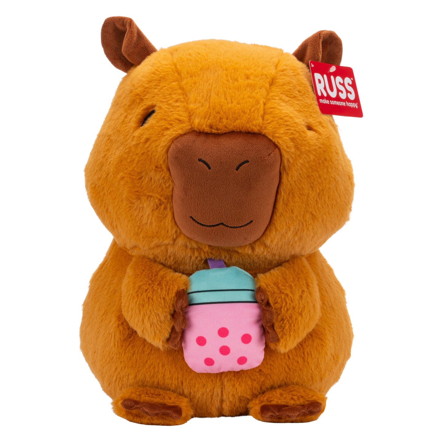 Russ 14-Inch Capybara with Boba Plush