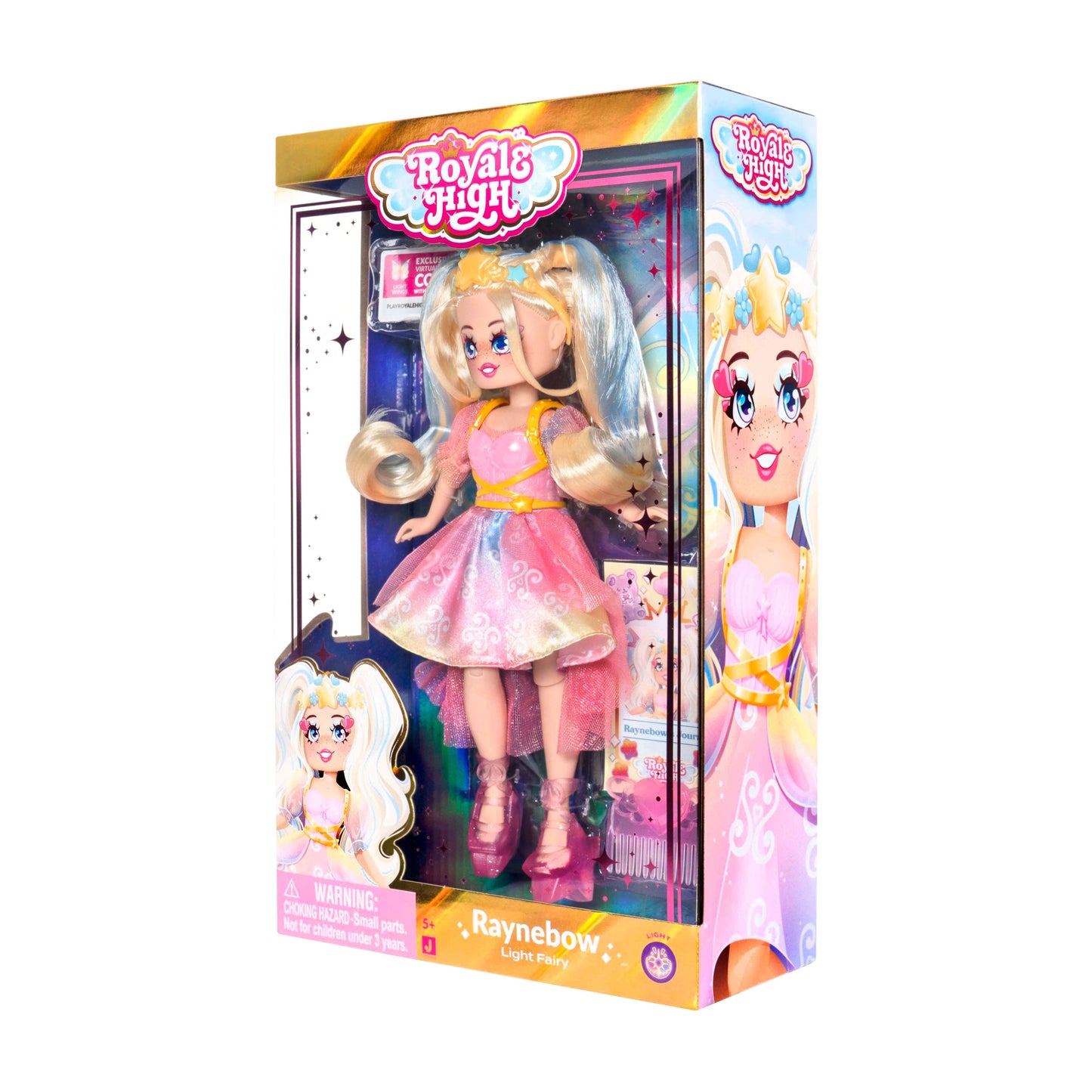 Royale High 9-Inch Fashion Doll - Raynebow the Light Fairy (Series 2)