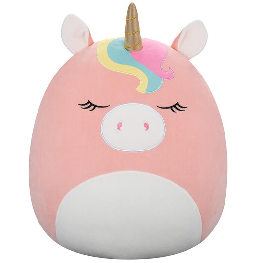 12-Inch Ilene the Pink Unicorn With Rainbow Mane
