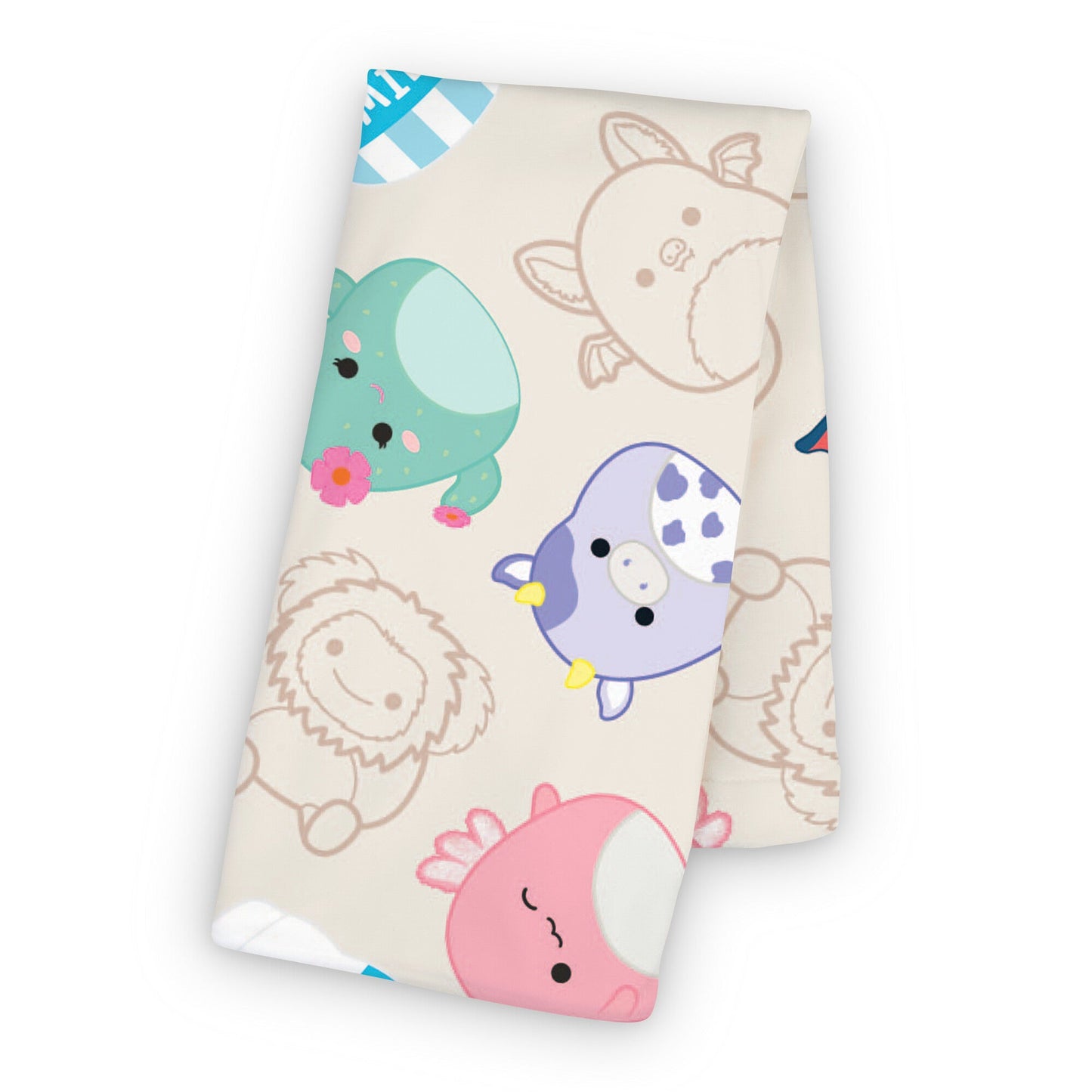 “Resties Besties” Tan SquishPillow Pillowcase (Standard Size)
