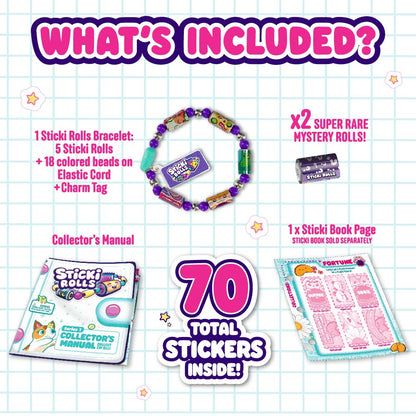 Sticki Rolls Sticki Book & Sticki Bands Bundle