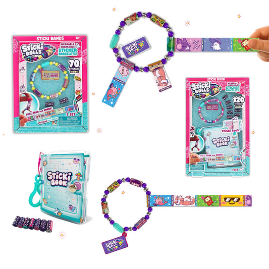 Sticki Rolls Sticki Book & Sticki Bands Bundle