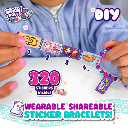 Sticki Rolls Sticki Station - Ultimate DIY Sticker Jewelry Kit