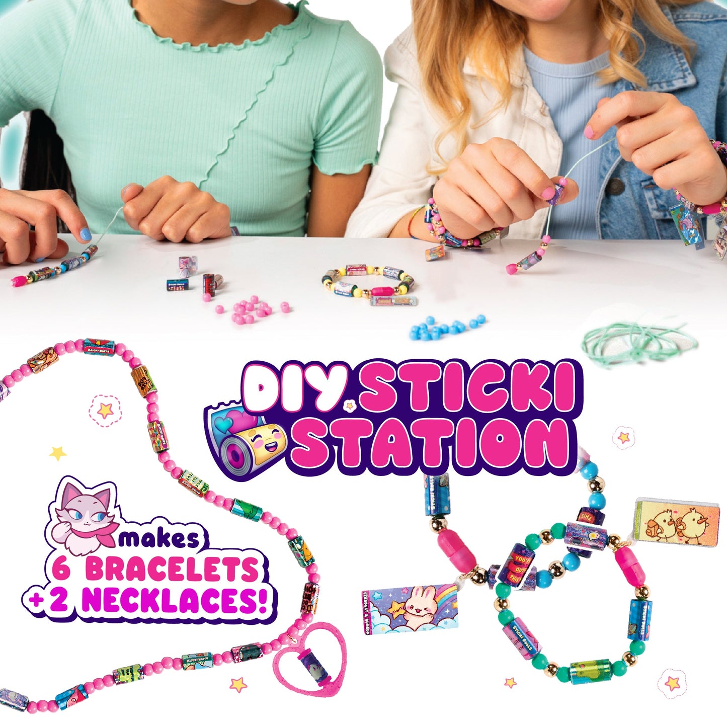 Sticki Rolls Sticki Station - Ultimate DIY Sticker Jewelry Kit