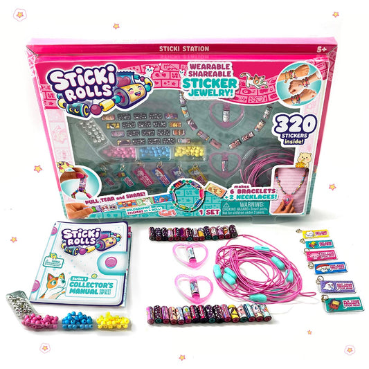 Sticki Rolls Sticki Station - Ultimate DIY Sticker Jewelry Kit