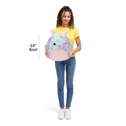 14-Inch Dottie Pink and Blue Tie-Dye Sea Slug