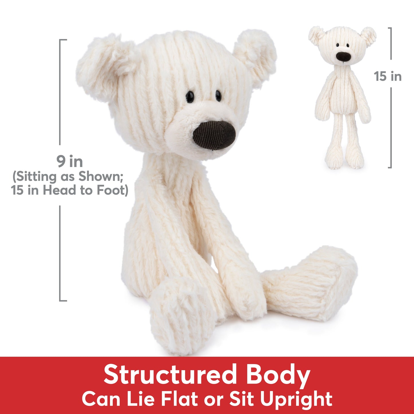 Cable Toothpick Bear, 15 in