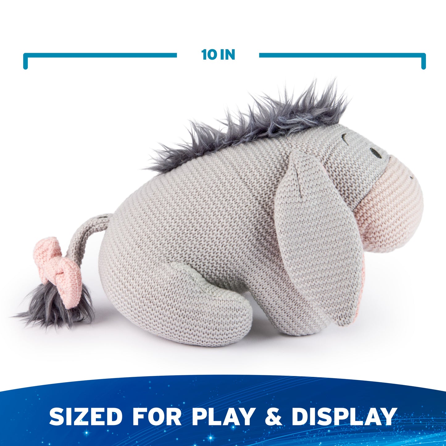 Eeyore Knit Plush, 10 in